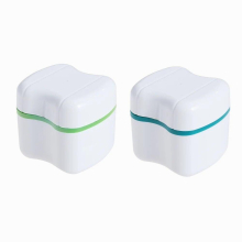 Denture Case Container Box Storage Holder Retainer False Bath Teeth Cup Mouthguard Guard Travel Mouth Cleaningpocket Lidbraces