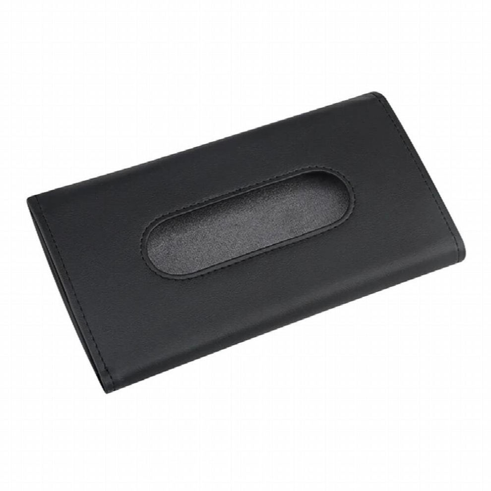 Car Tissue Holder Sun Visor Napkin Mask Holder Backseat Leather Tissue Storage Case Multicoloured 885666837159