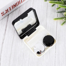 Lens Case Kit Portable Box Holder Travel Mirror Eye Container Lense Lensesmini Set Care