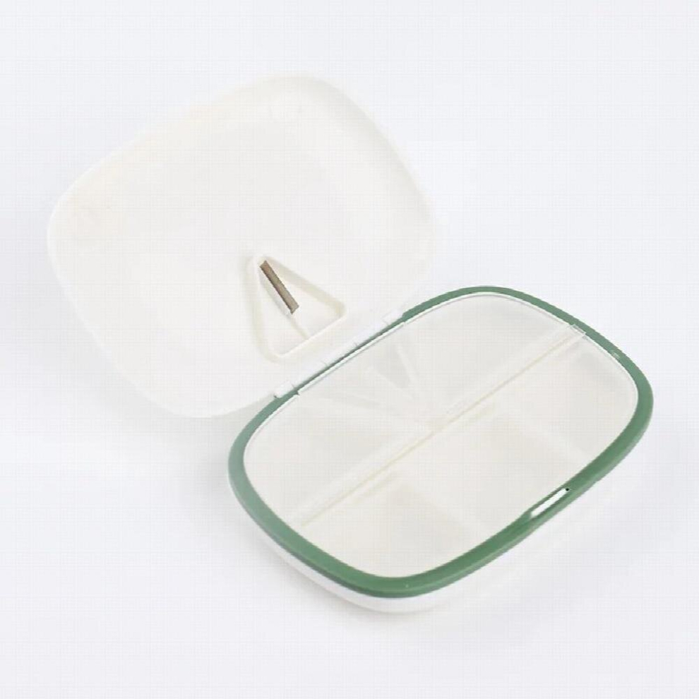 Travel Portable Pill Cases Splitters 5 Grids Mini Carry-on Storage Box Pill Medicine Cutter Sealed Compartment Medicine Box