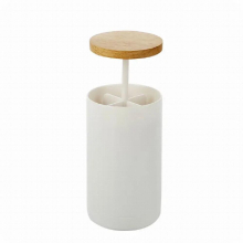 Automatic Pops Up Toothpick Box Cotton Swabs Storage Case Organizer Toothpick Holder Dispenser Container Hotel Room Decoration