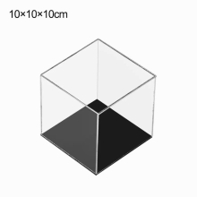 Clear Acrylic Display Case Base Dustproof Protection Model Toy Show Box Cabinet Figures Collectibles Storage Holder