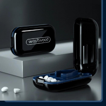 Waterproof Small Pill CutterPortable Medicine Box Pill Tablets Container Portable Travel Case Pill Splitter Cuts Vitamins Tablet