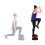 Multifunctional Aerobic Step Platform and Balance Trainer Set 5