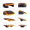 Multifunctional Aerobic Step Platform and Balance Trainer Set 2
