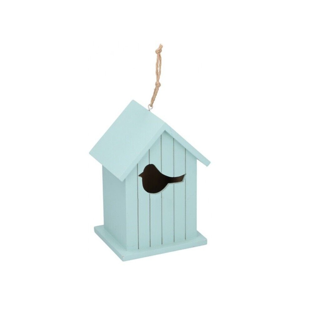 Wooden Nesting Nest Box Bird House Small Wild Blue Tit Garden Blue