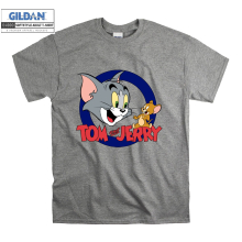 (Large, Grey) Tom And Jerry Vintage Figure Men Women Unisex Top T Shirt T-Shirt Tshirt