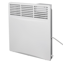 Adam Amba 1000W Electric Radiator White (26042) - Wall-Mounted, LCD 7-Day Timer, Aluminium X Convection