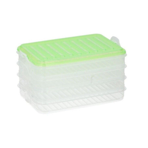 Alpina Lunch Sandwich Box Stackable Food Containers Flexible Seal 4 Pack 1