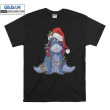 (3X-Large, Black) Christmas Cosplay Eeyore Black Women T Shirt T-Shirt Tshirt Top