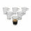 Duralex Set of 6 Glass Espresso expresso Cups 90ml Small Expresso Caprice Set 2