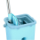 Alpina Flat Squeeze Microfiber Mop & Bucket Set Home Floor Tiles Cleaning 9