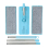 Alpina Flat Squeeze Microfiber Mop & Bucket Set Home Floor Tiles Cleaning 8