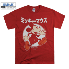 (XXXXX-Large, Red) Mickey Mouse Japanese Men Women Unisex Top T Shirt T-Shirt Tshirt