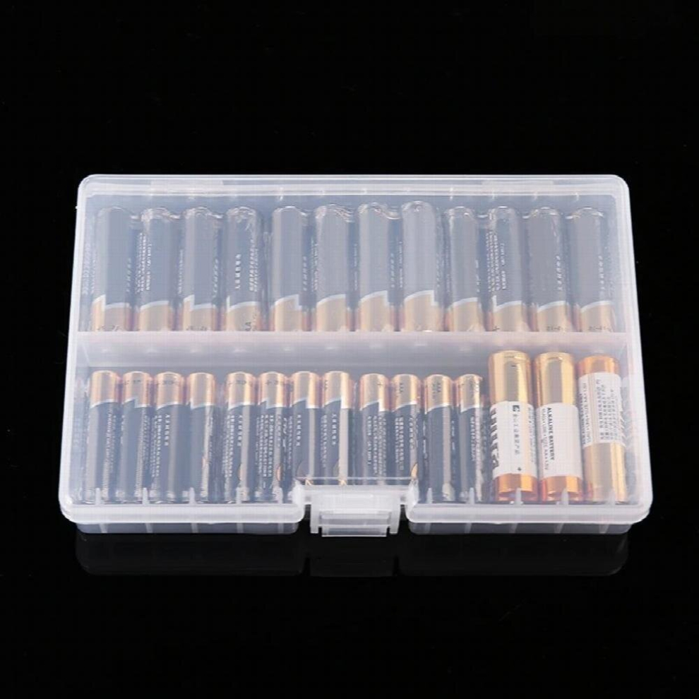 Clear Universal Plastic Storage Case Organizer Holder For 48 5Aa Batteries Diy Organizer Home Office Storage Tools Multicoloured 885666838705