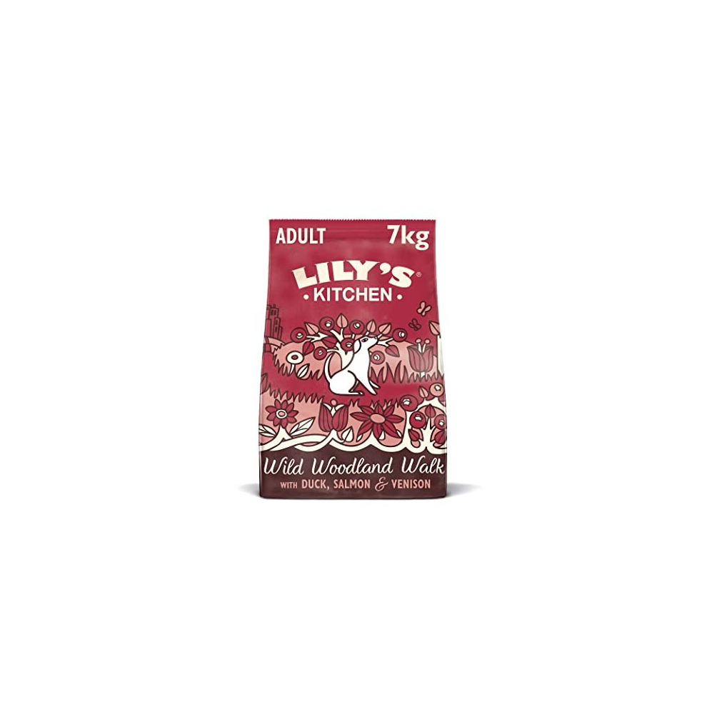 Lily's Kitchen Natural Adult Dry Dog Food Duck Salmon & Venison Grain-Free Recipe 7kg