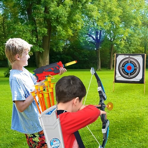 Doloowee Bow And Arrow Set Kids With LED Lights, Includes 2 Bow, 20 ...