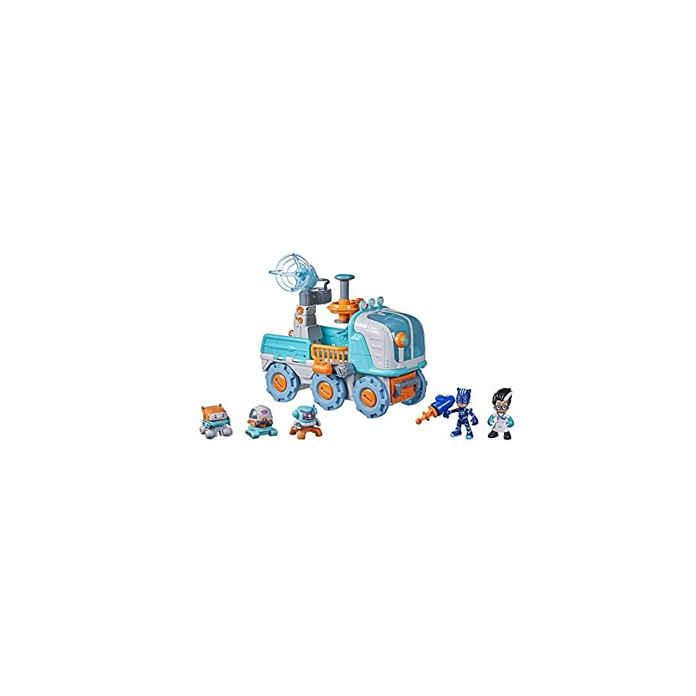Pj Masks Romeo Bot Builder Preschool Toy, 2-In-1 Romeo Vehicle And Robot Factory Playset With Lights And Sounds For Kids Ages 3 And Up