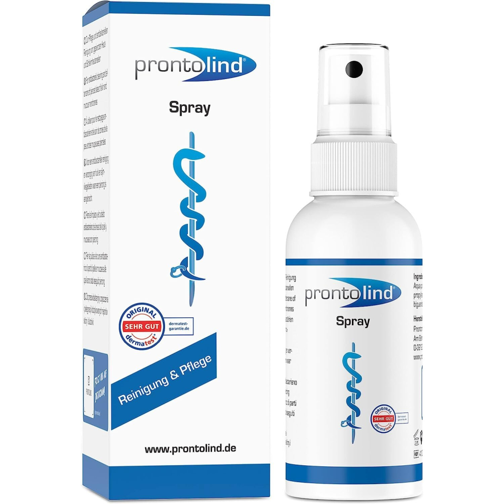 Prontolind Spray 75 ml - for Cleaning and Care of Piercings, Tunnels, Plugs and Body modifications