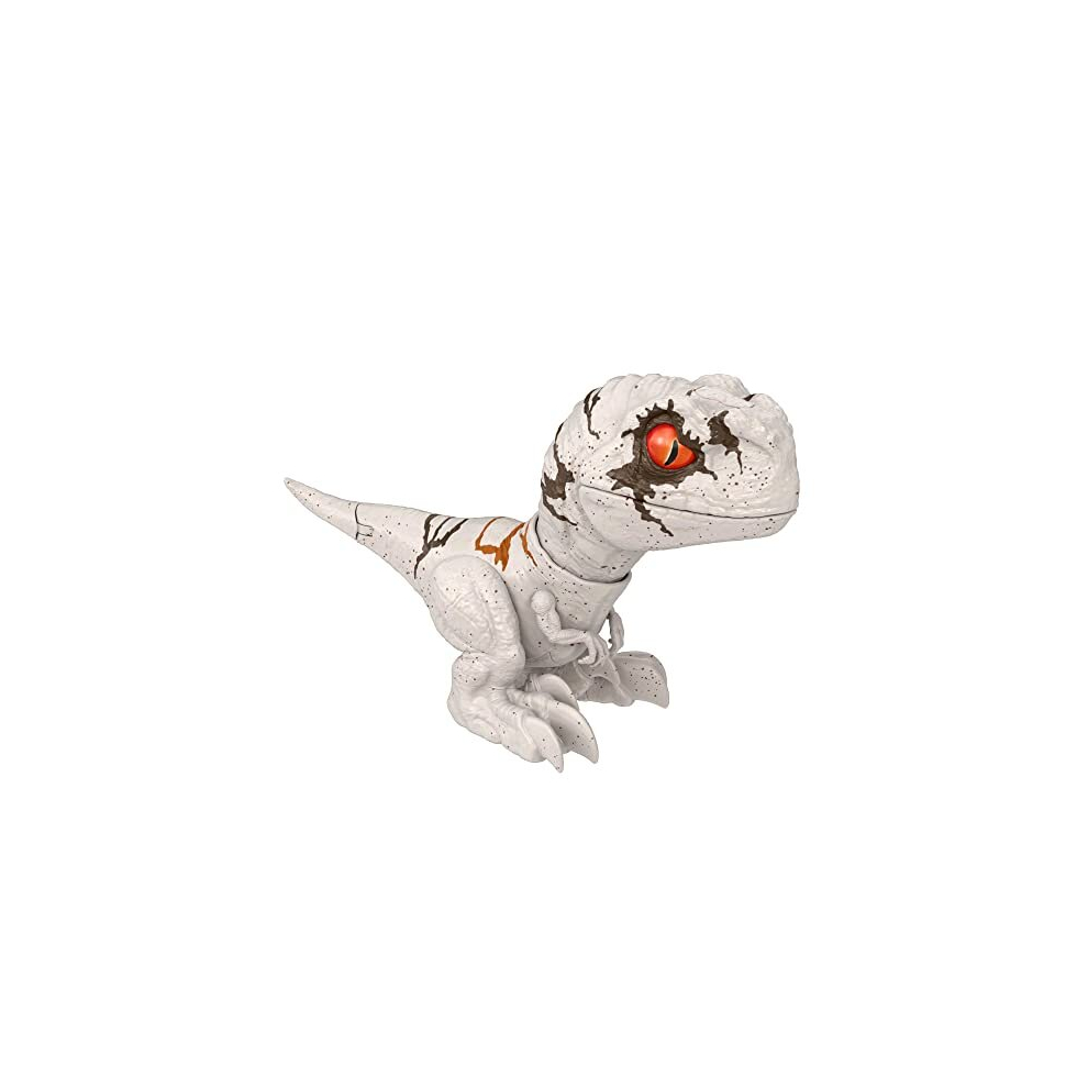 Jurassic World Dominion Uncaged Rowdy Roars Atrociraptor Dinosaur Action Figure, Toy Gift with Interactive Motion and Sound Touch Response???