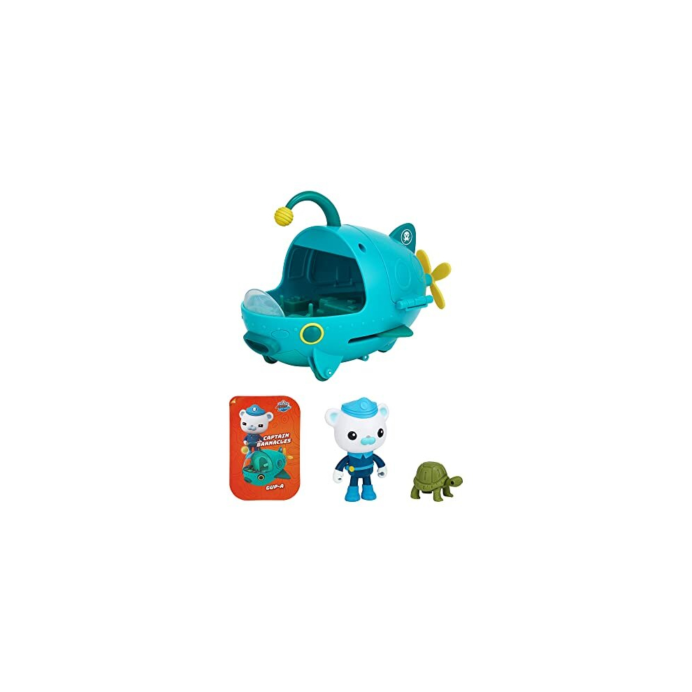 OCTONAUTS 61108 Beyond | Deluxe Toy Vehicle & Figure | Captain Barnacles & Gup A Adventure Pack | Recreate Missions, 4 Piece Set