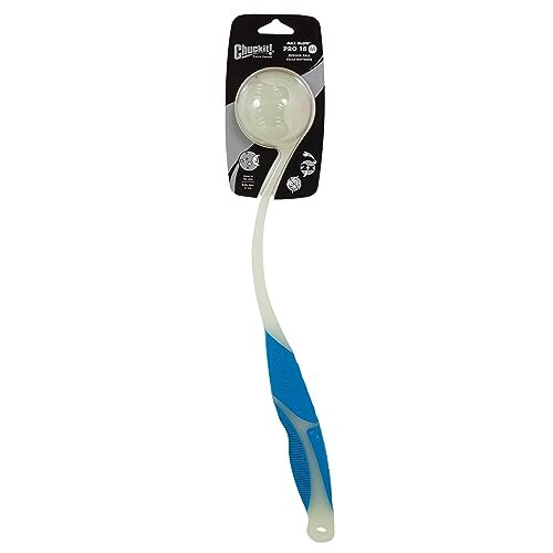Chuckit! Pro Max Glow 18M Hands Free Dog Ball Pick Up & Throw Glow In The Dark Launcher With ...