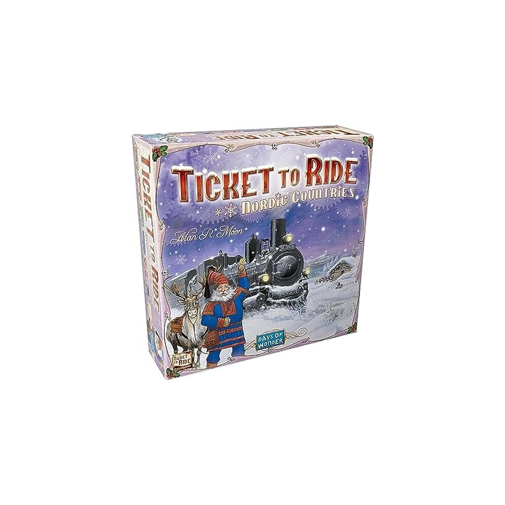 Days of Wonder | Ticket to Ride Nordic Countries Board Game | Ages 8+ | For 2 to 3 players | Average Playtime 30-60 Minutes