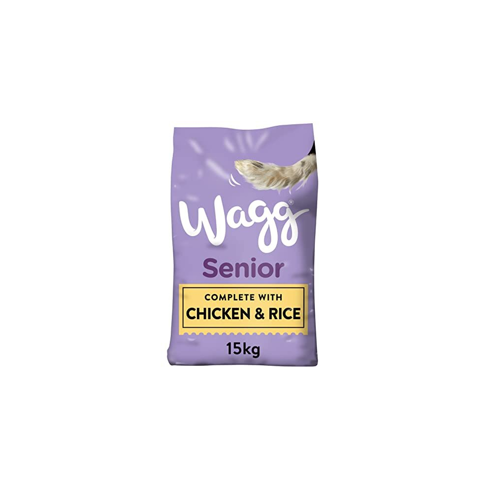 Wagg Complete Senior Chicken & Rice Dry Dog Food 15Kg