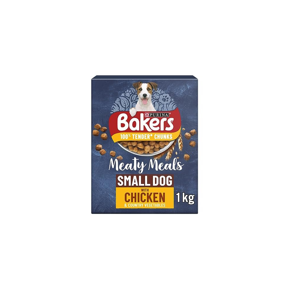 Bakers Meaty Meals Small Dry Dog Food Chicken 1 kg