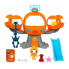 Octonauts 61123 Above and Beyond, Octopod Playset, 6 Pieces Including Deep Sea Captain Barnacles and Net Launcher, Multicolor, Set