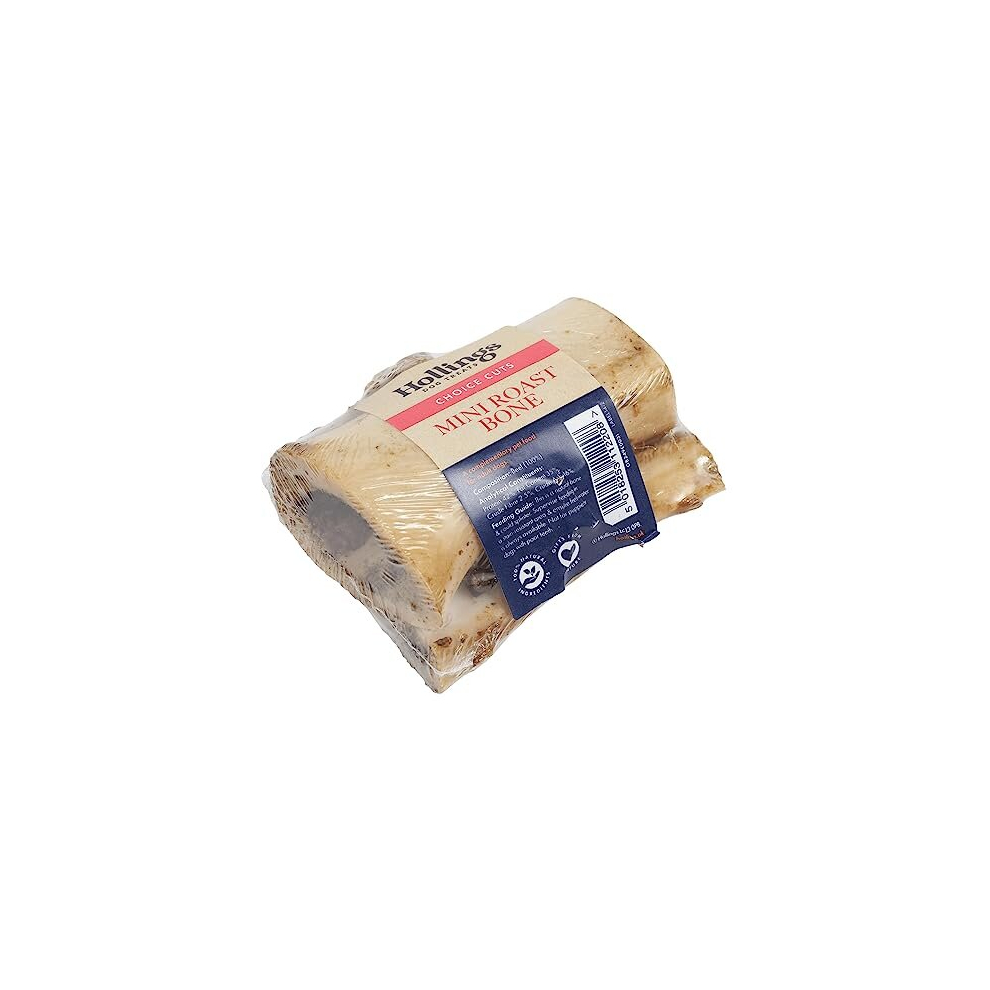 Hollings Mini Roast Bone For Adult Dogs, 100% Natural & Healthy Air Dried Long Lasting Dog Bone, Grain Free & No Rawhide (1 Bone)