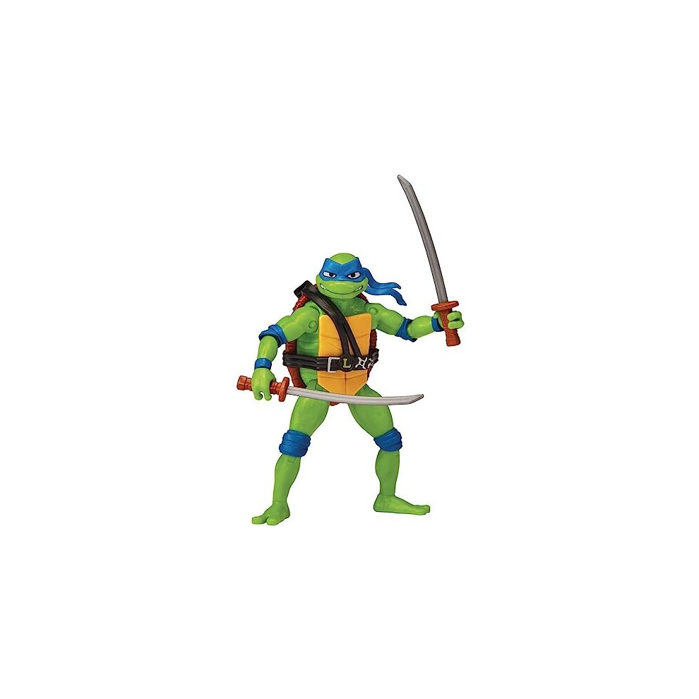 Teenage Mutant Ninja Turtles 83281CO Mutant Mayhem 4.5? Leonardo Basic Action Figure. Ideal Present for Boys 4 to 7 Years and TMNT Fans, Black