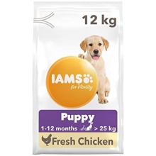 IAMS Complete Dry Dog Food for Puppy Large Breeds with Chicken 12 kg