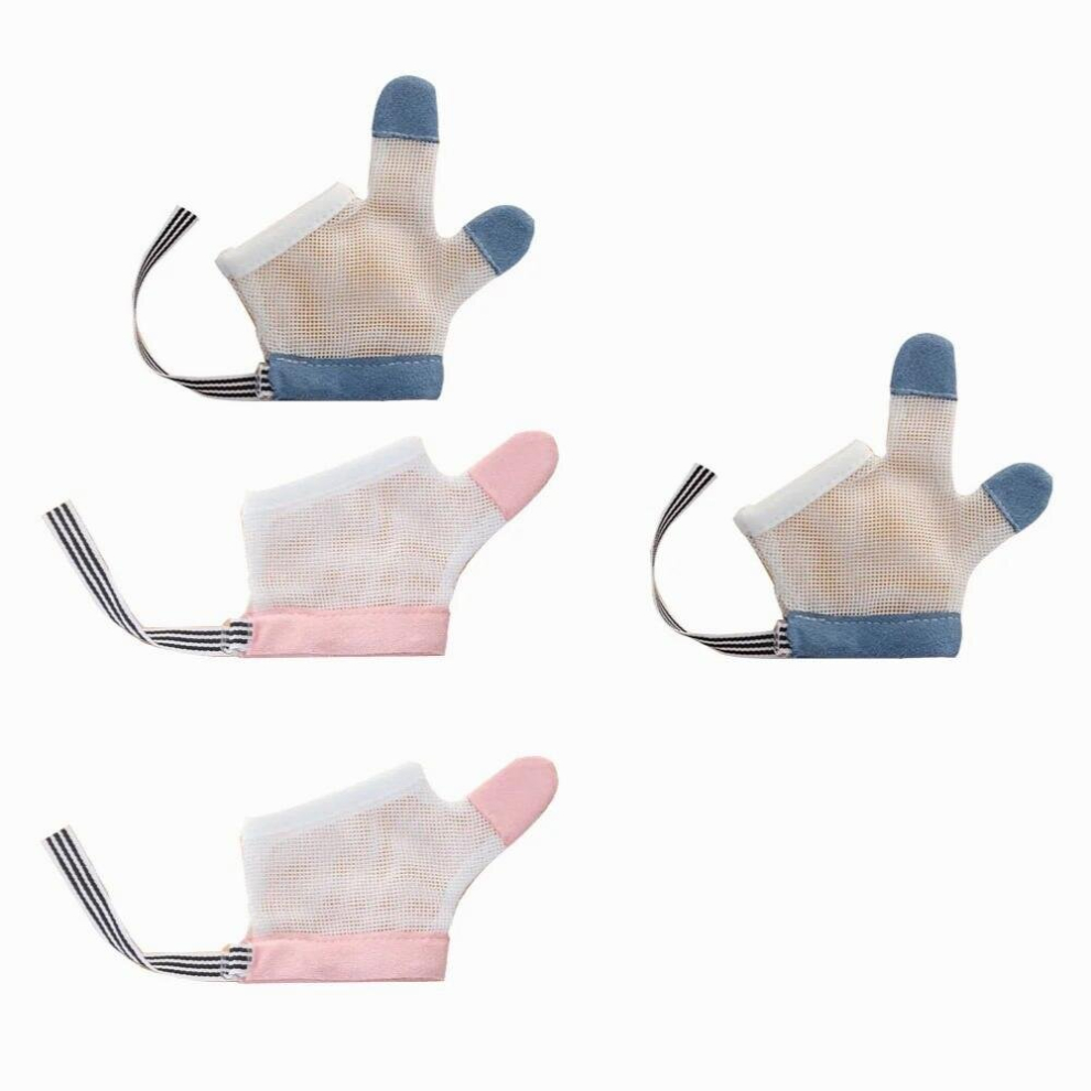 Sucking Thumb Stop Baby Gloves Finger Glove Guardkids Infant Eating Hand Anti Breathable Prevention Sucker Protector Scratch Kit Multicoloured