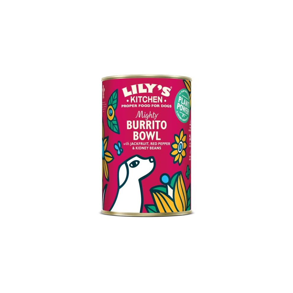 Lily's Kitchen Complete Adult Vegan Wet Dog Food - Mighty Burrito Bowl (6 x 400g)