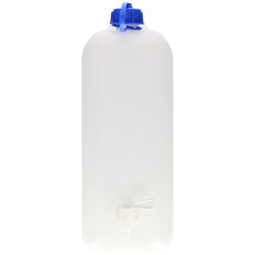 10Ltr White Watercan Storage With Tap And Handle Plastic 2