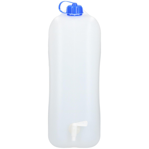 20Ltr White Watercan Storage With Tap And Handle Plastic 1