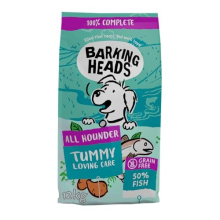 Barking Heads Dry Dog Food - Fish 'n' Delish 12kg - 100% Natural Salmon & Trout with Hypoallergenic Ingredients - Grain-Free Recipe