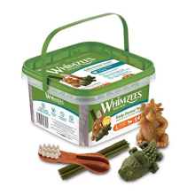 WHIMZEES By Wellness Variety Box, Mixed Shapes, Natural and Grain-Free Dog Chews, Dog Dental Sticks for Large Breeds, 14 Pieces, Size L