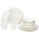 Alpina Dinner set 16 pieces White 2