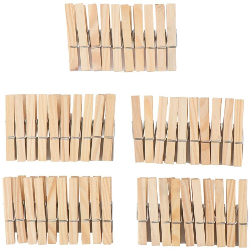 Wooden Cloths Pegs Clips 100pcs 2