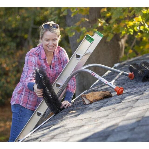 4 Meter Roof Gutter screen Gutter guard Black 2