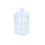 3x stackable storage jar glass kitchen Decor 6