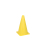 Set of 10 Dunlop Training Cones Plastic 10