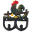 Metal Cockerel Rooster Design Double Wall Coat Hook 2