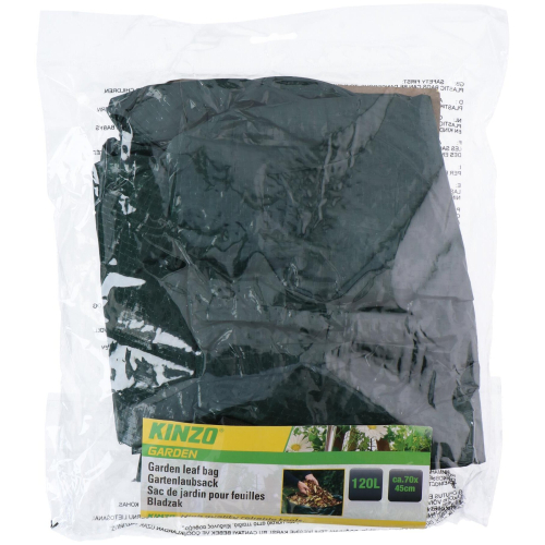 Kinzo Leaf Sack 120 Litres Plastic Dark Green 2