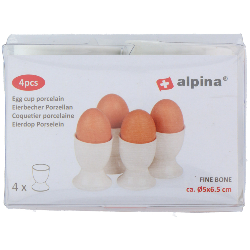 Alpina Egg Cup White 4pcs 2