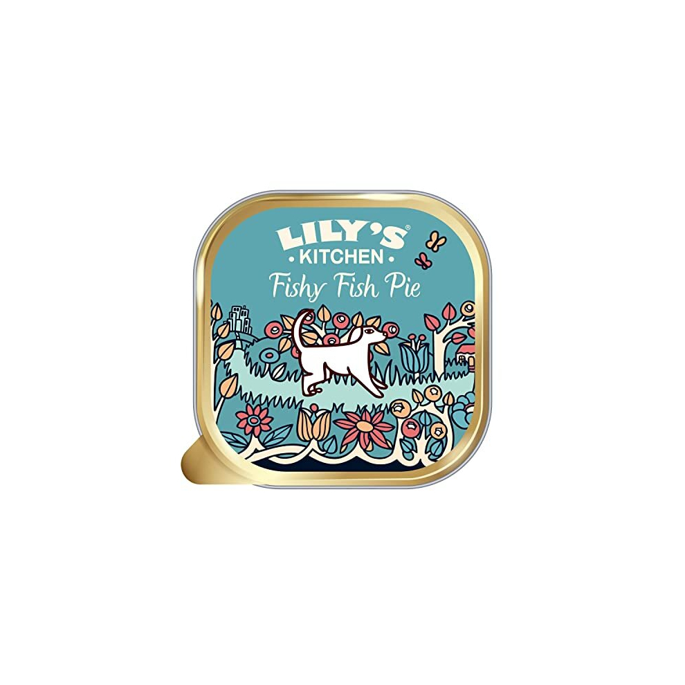 Lily's Kitchen Fishy Fish Pie - Natural Complete Adult Wet Dog Food (10 x 150 g)