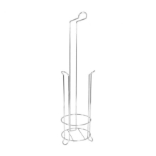 Chrome Toilet Roll Holder/Storer 13 X 14 X 52.5Cm H