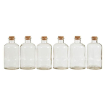 Tromso 6Pcs Round Clear Glass Jars